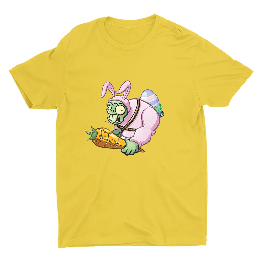Easter Zombie Printed Cotton Tee