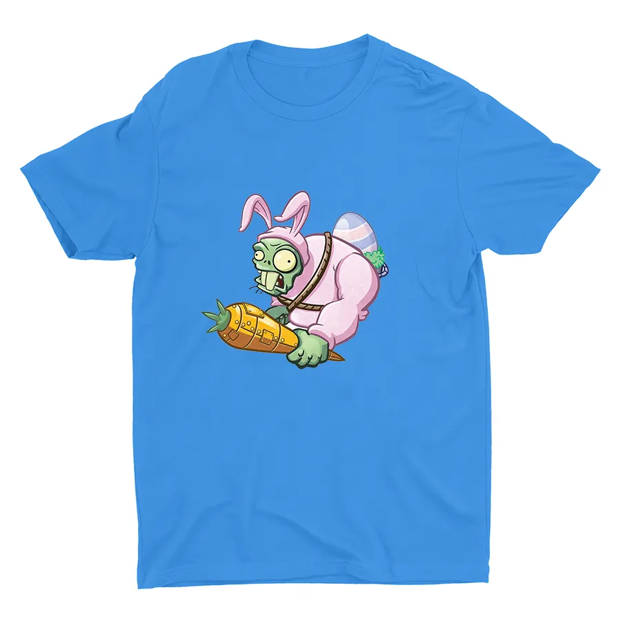 Easter Zombie Printed Cotton Tee