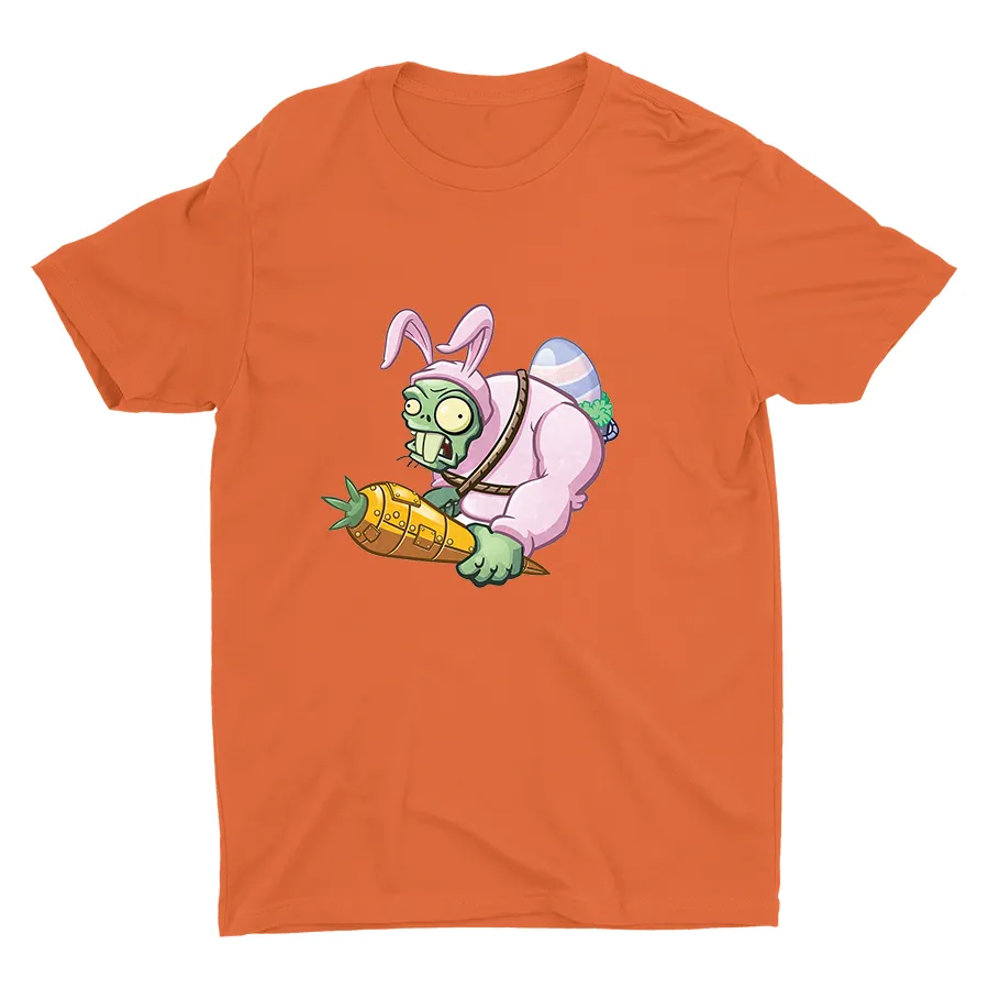 Easter Zombie Printed Cotton Tee