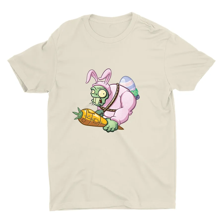 Easter Zombie Printed Cotton Tee