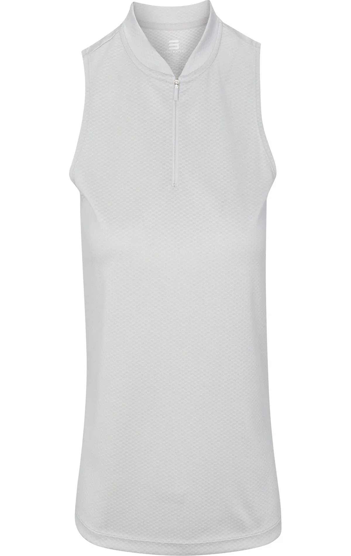 Extreme Deal - Women's Sleeveless Collarless Golf Polo with Zipper Additional Colors