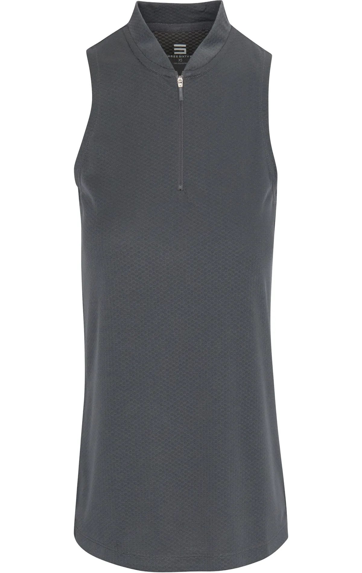 Extreme Deal - Women's Sleeveless Collarless Golf Polo with Zipper Additional Colors