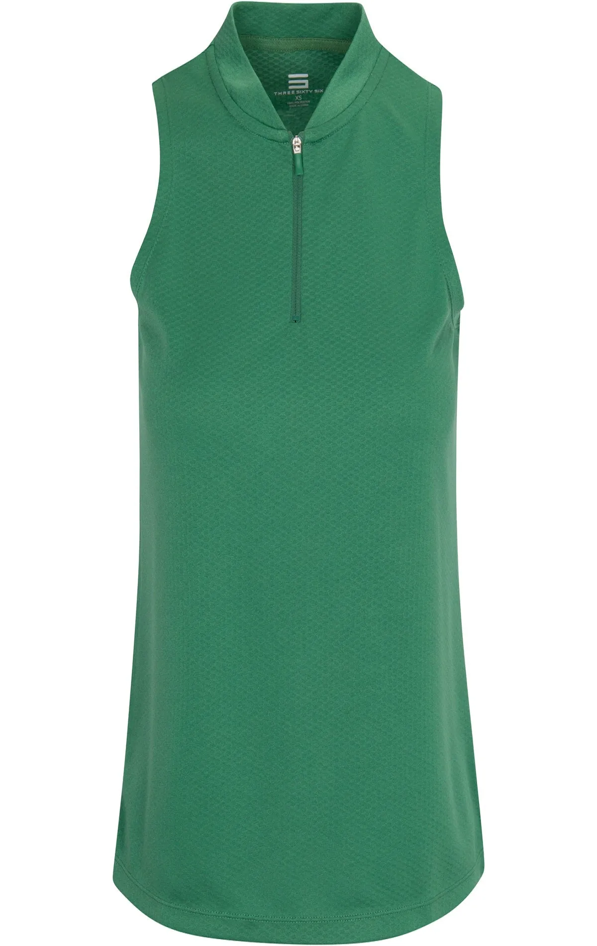 Extreme Deal - Women's Sleeveless Collarless Golf Polo with Zipper Additional Colors
