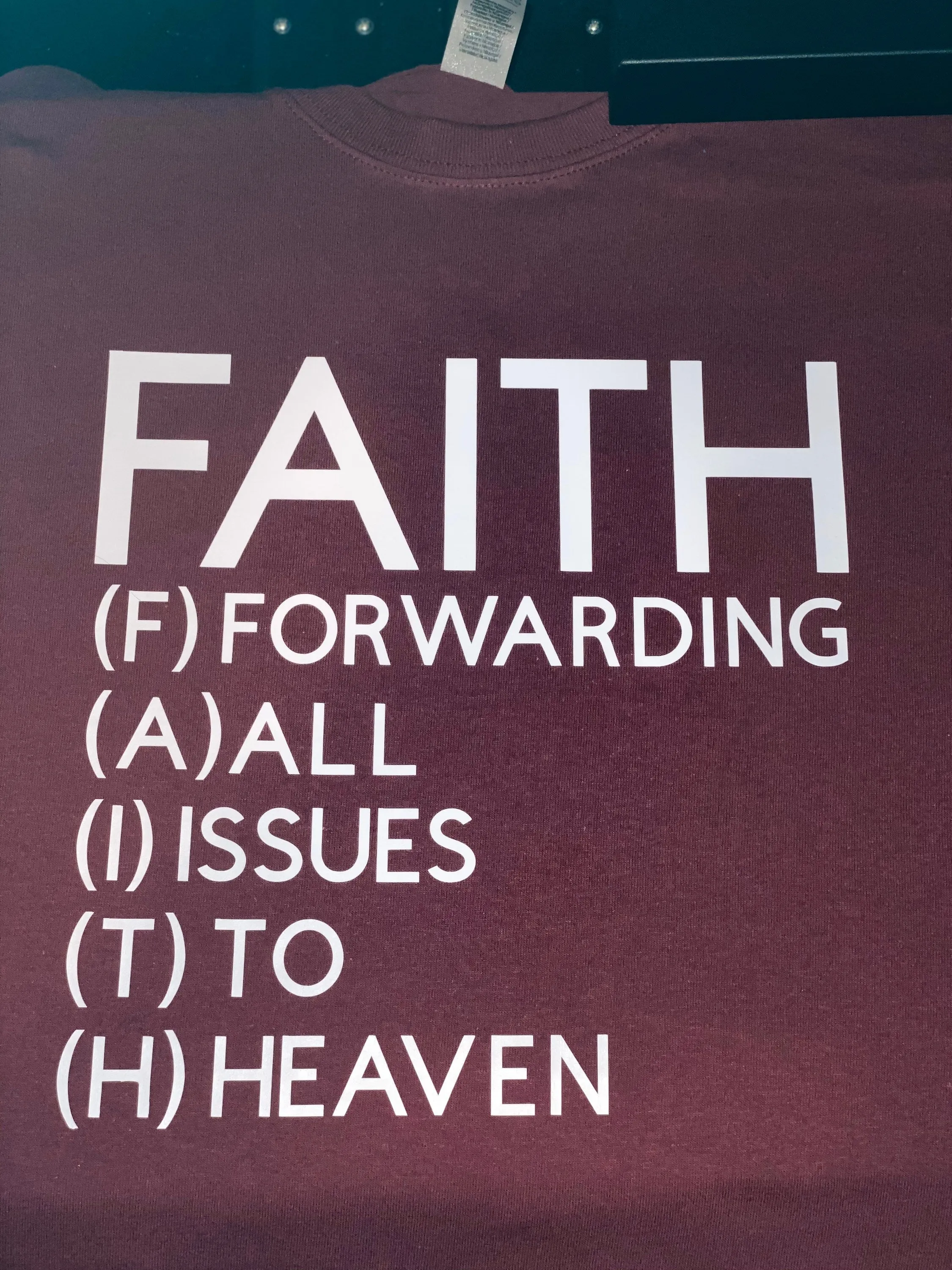 FAITH Tshirt and mask combo