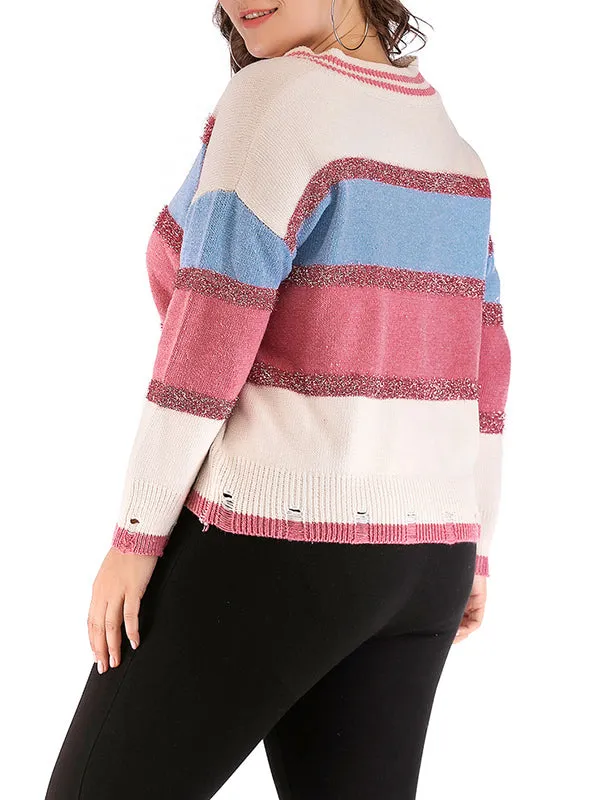 Fashion Knitwear Plus Size Women's Shirt Tops