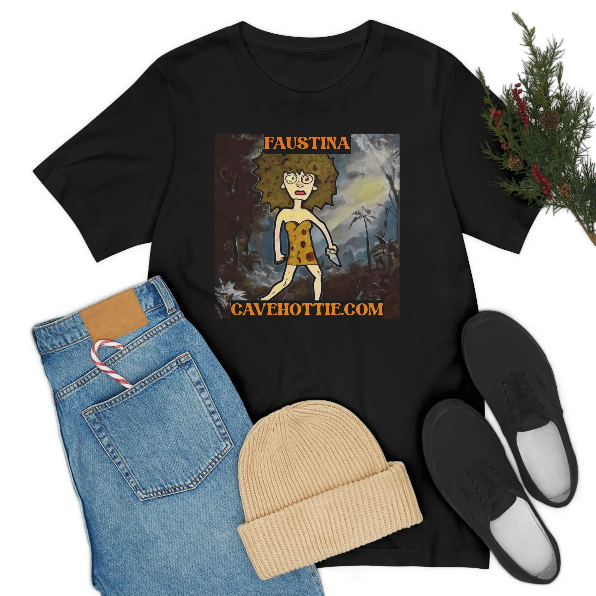 Faustina Cavehottie.com Short Sleeve Tee