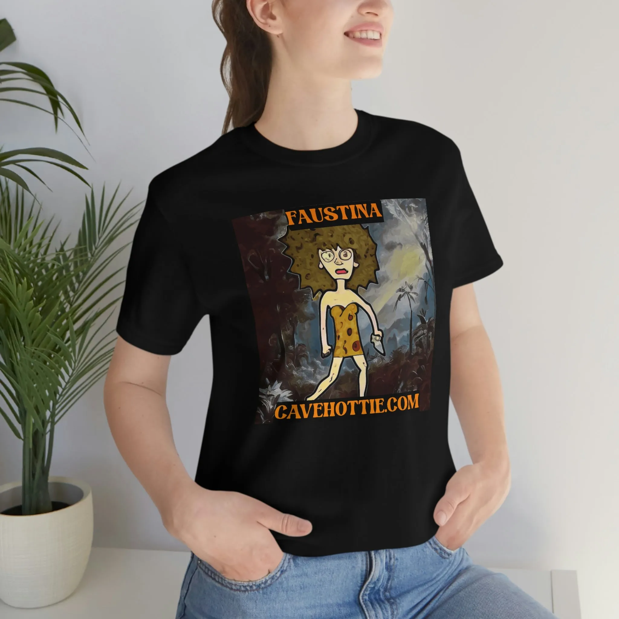 Faustina Cavehottie.com Short Sleeve Tee