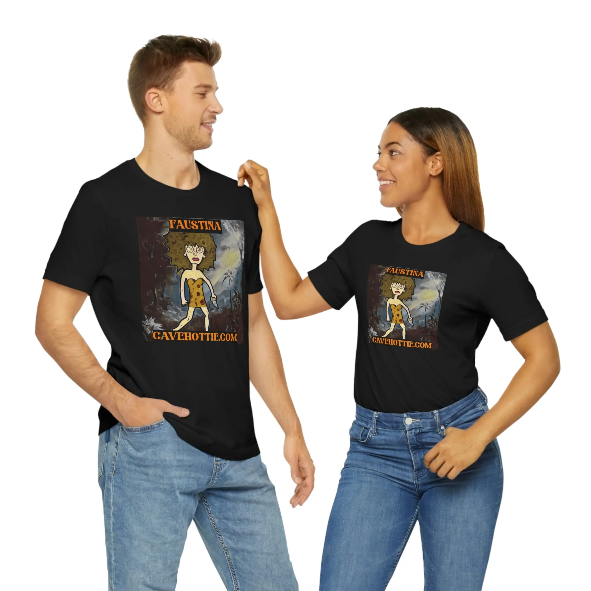 Faustina Cavehottie.com Short Sleeve Tee