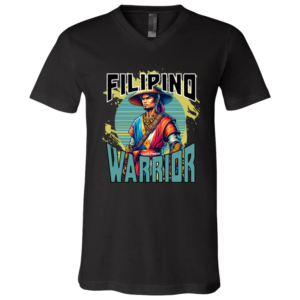 Filipino Warrior Soldier Unisex Jersey V-Neck T-Shirt