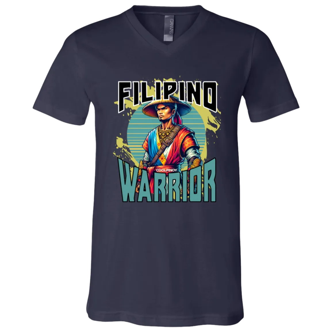 Filipino Warrior Soldier Unisex Jersey V-Neck T-Shirt