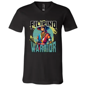 Filipino Warrior Soldier Unisex Jersey V-Neck T-Shirt