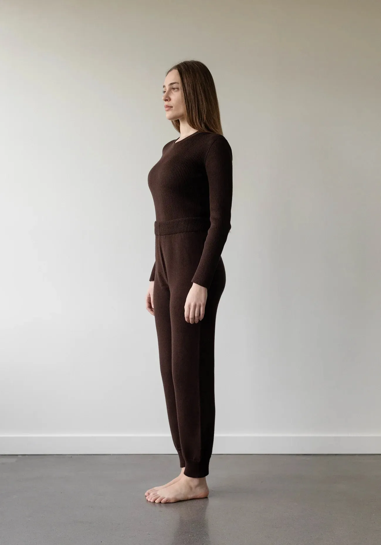 First Rite Lounge Pant in Walnut