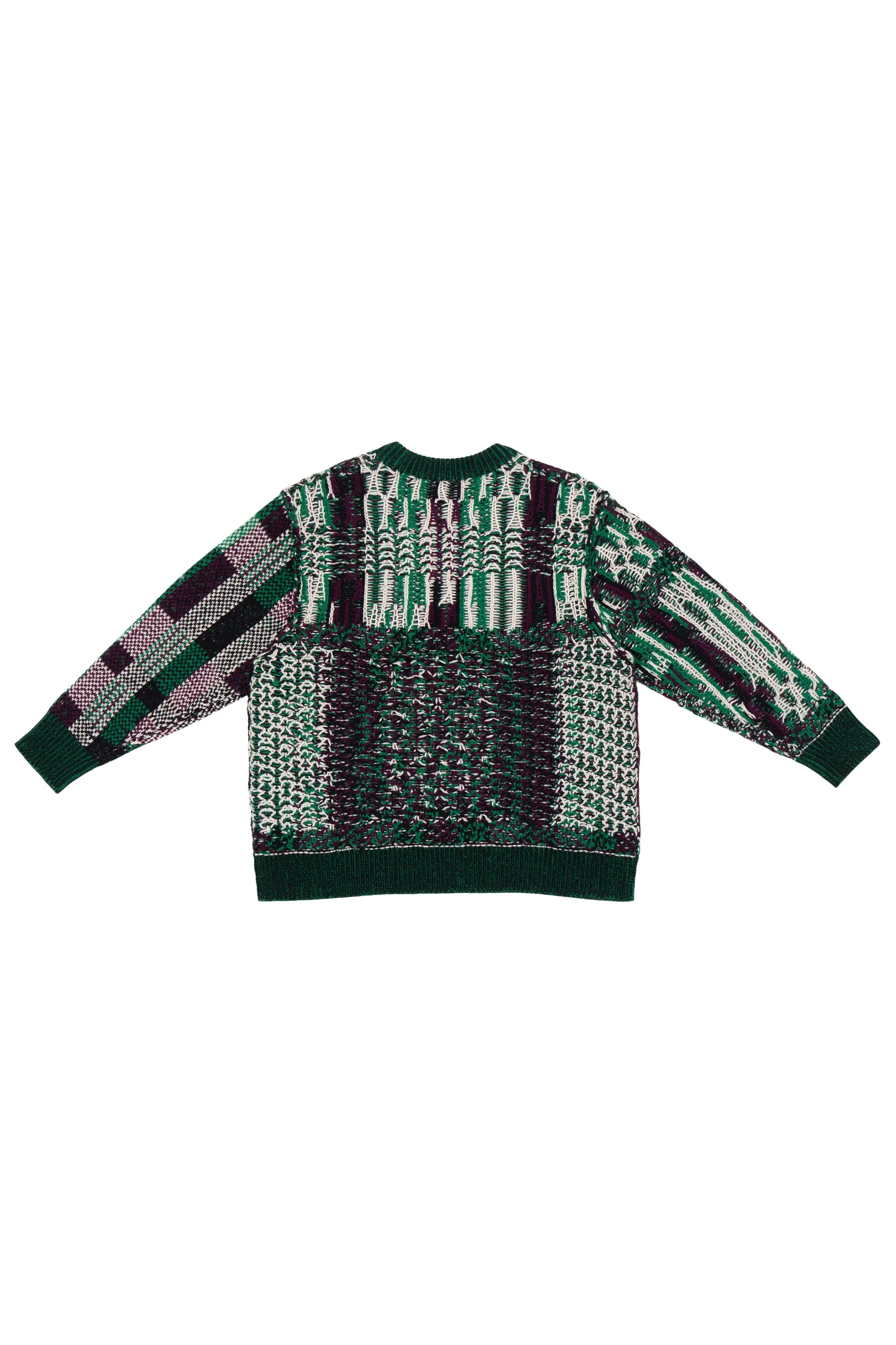 FLOAT JACQUARD CREWNECK SWEATER