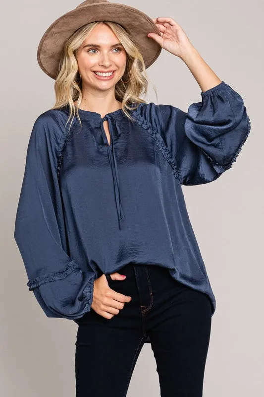 Gemma Satin Blouse