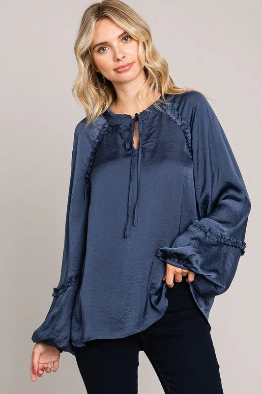 Gemma Satin Blouse