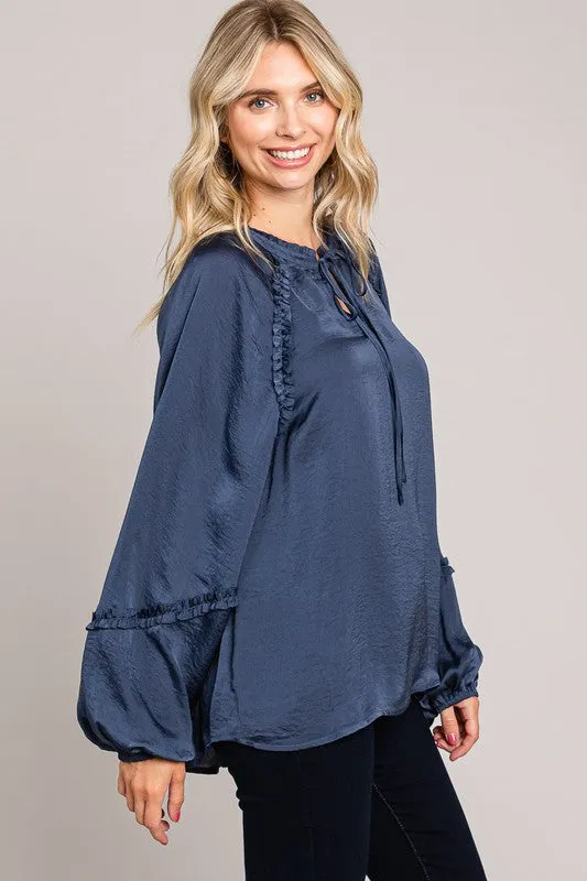 Gemma Satin Blouse