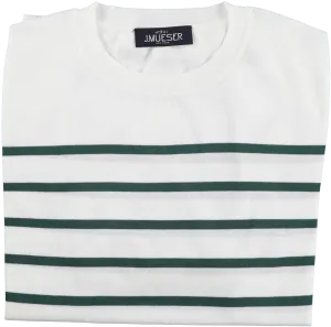 Green Breton Stripe Long Sleeve T-Shirt