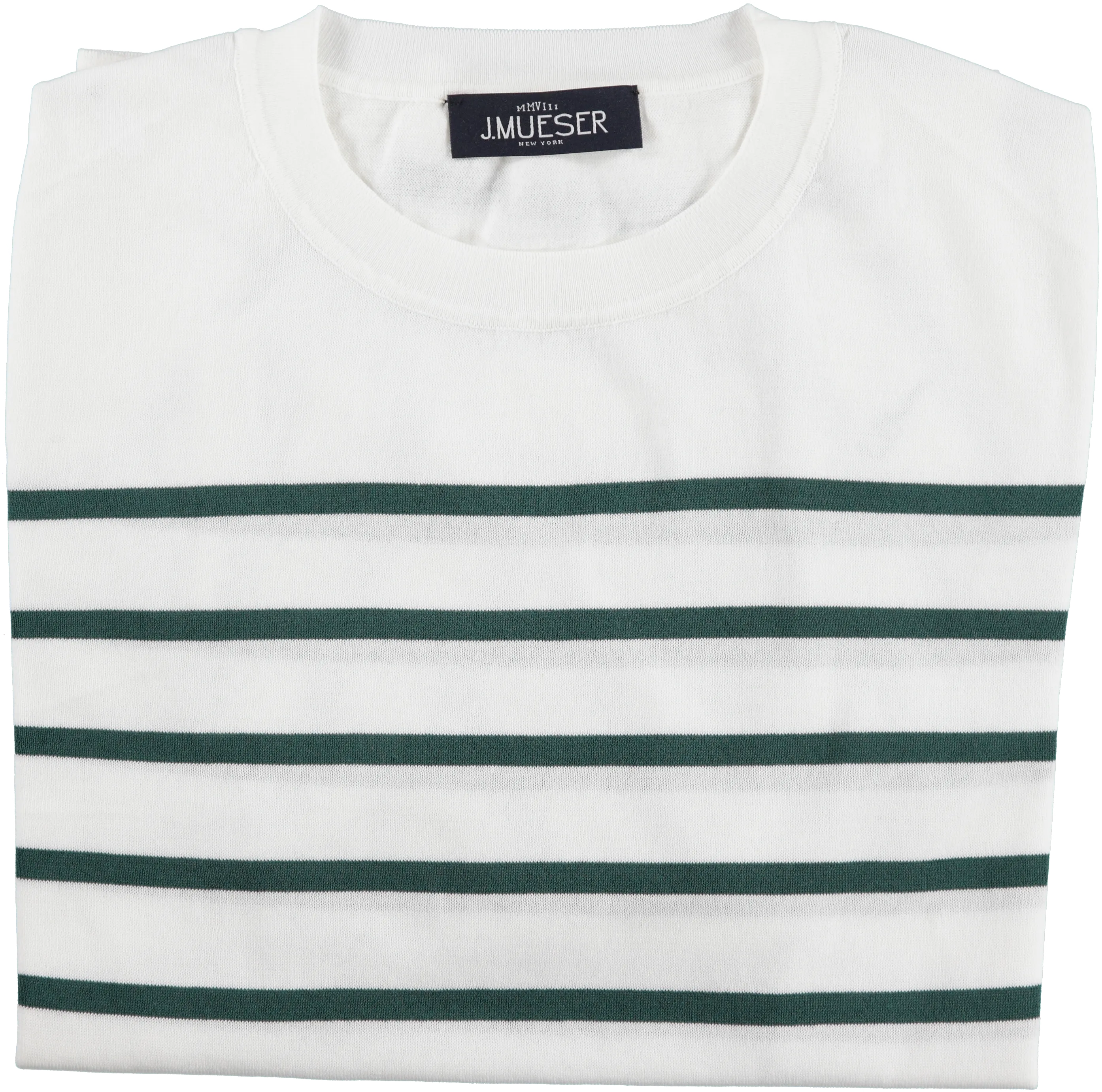 Green Breton Stripe Long Sleeve T-Shirt
