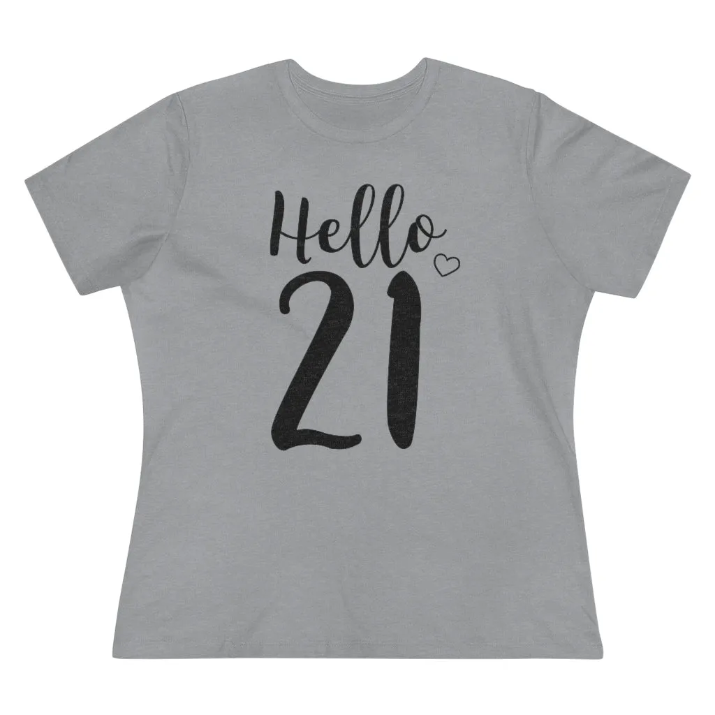Hello 21 - T-shirt