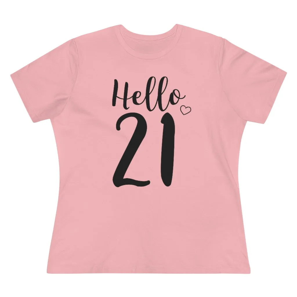 Hello 21 - T-shirt