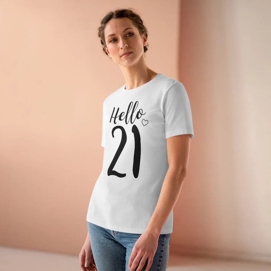 Hello 21 - T-shirt