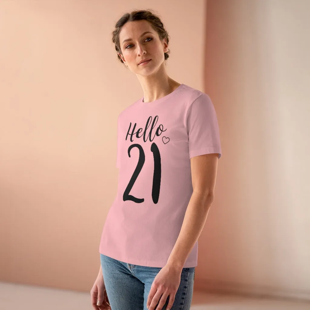 Hello 21 - T-shirt