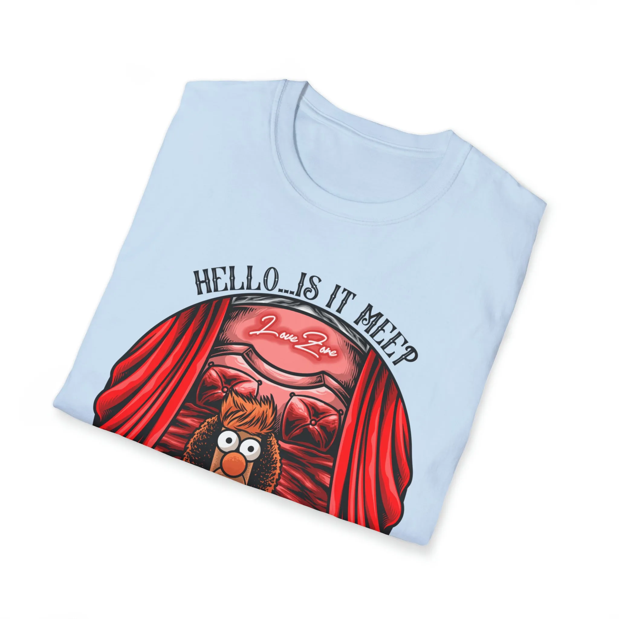 Hello Meeper Tee On SoftStyle