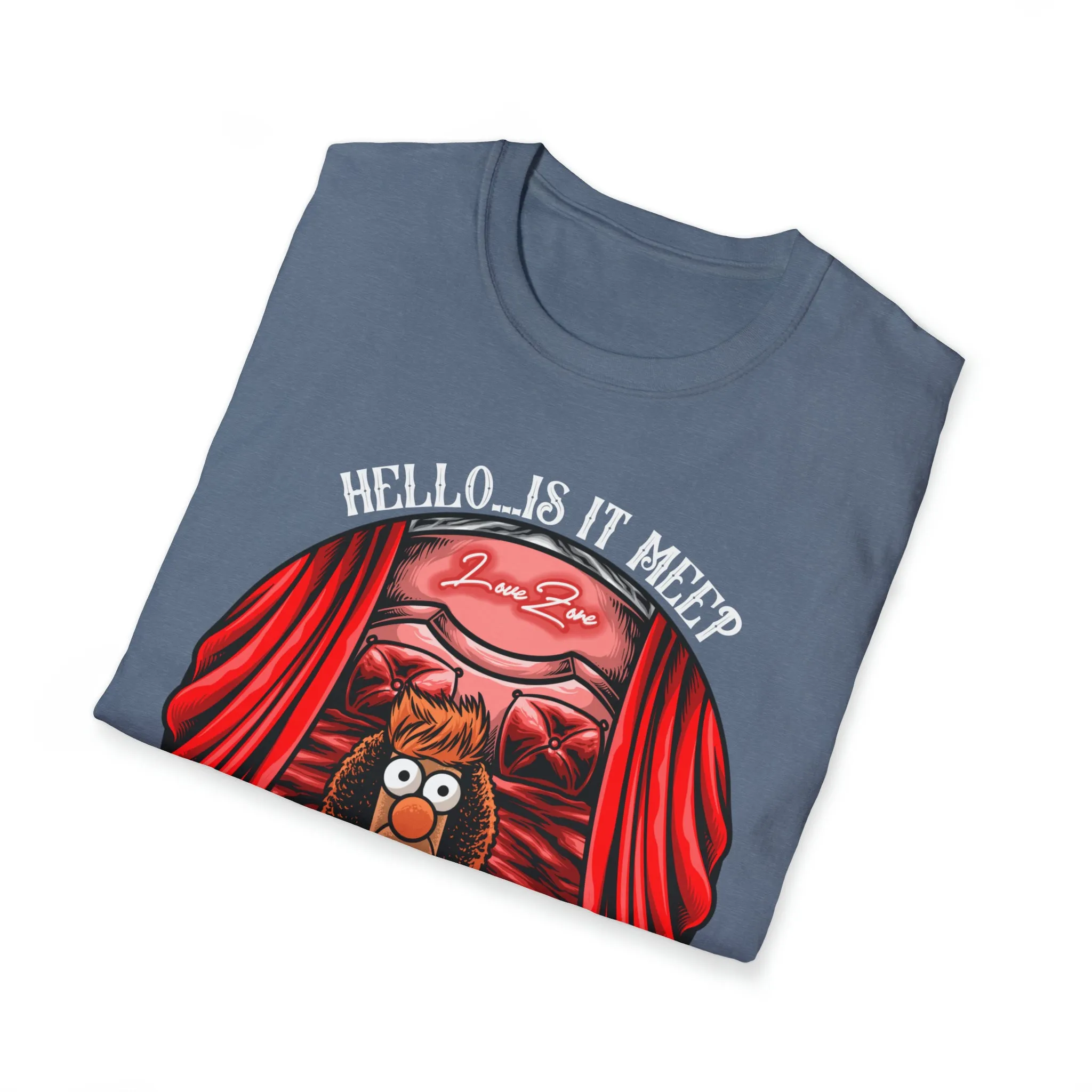 Hello Meeper Tee On SoftStyle