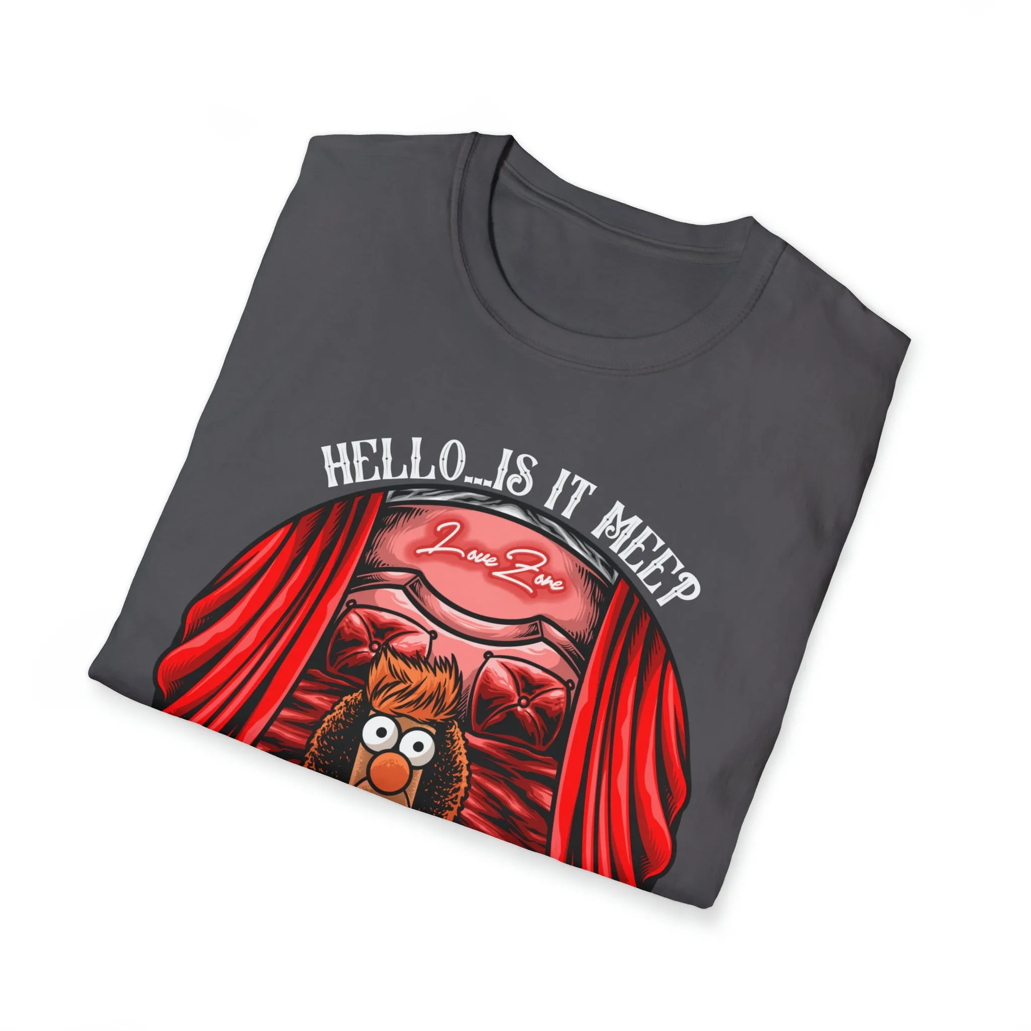 Hello Meeper Tee On SoftStyle