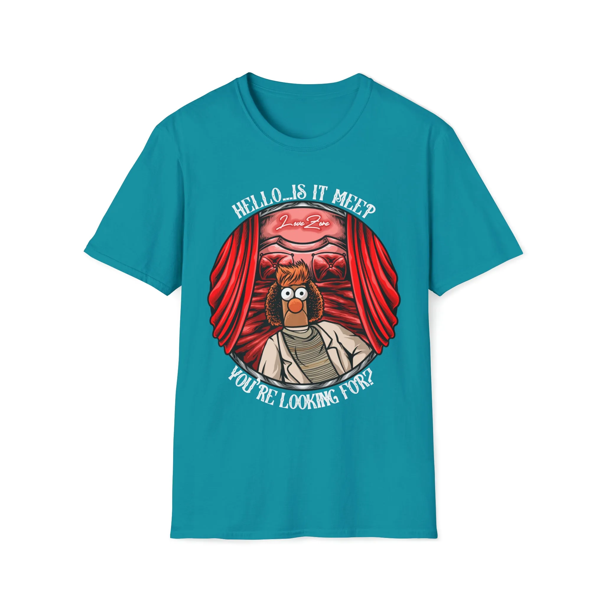 Hello Meeper Tee On SoftStyle