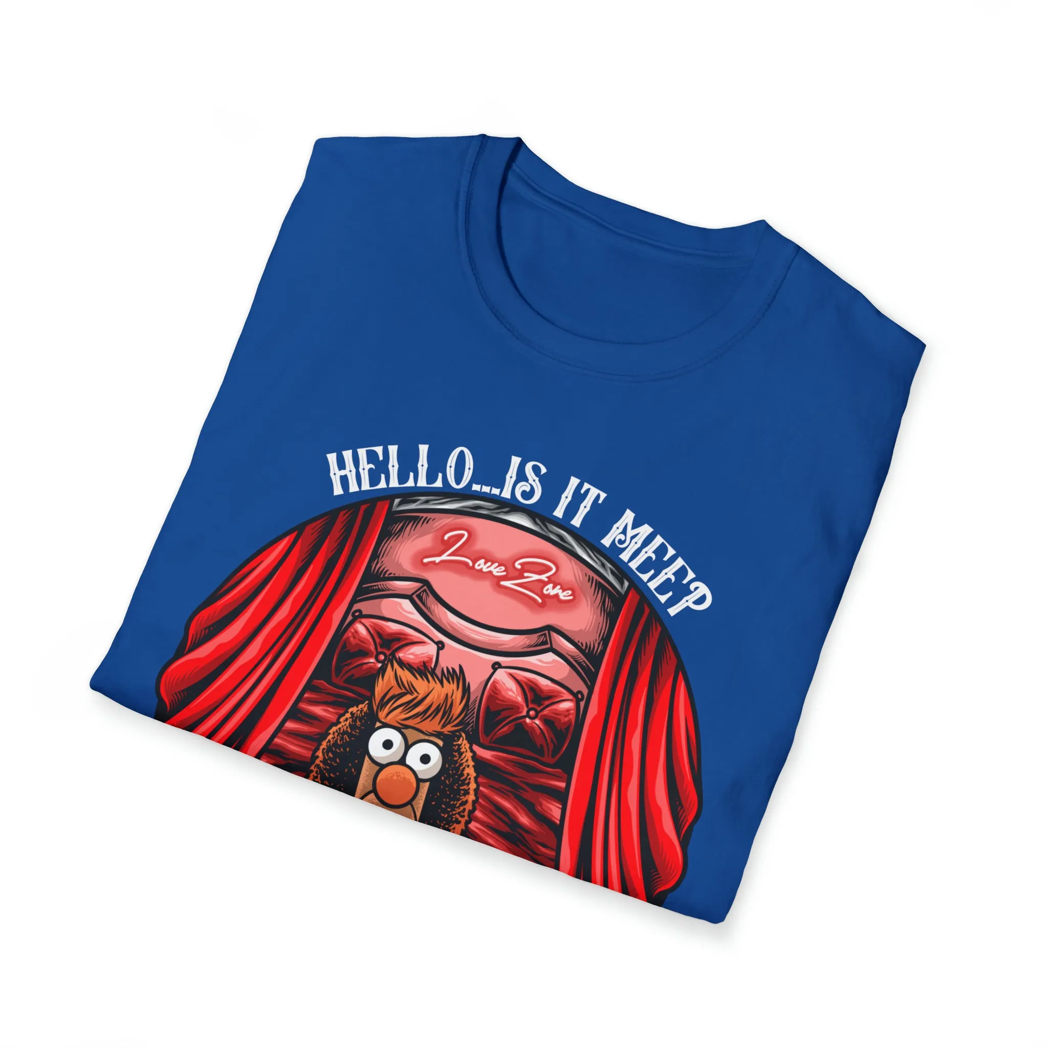 Hello Meeper Tee On SoftStyle