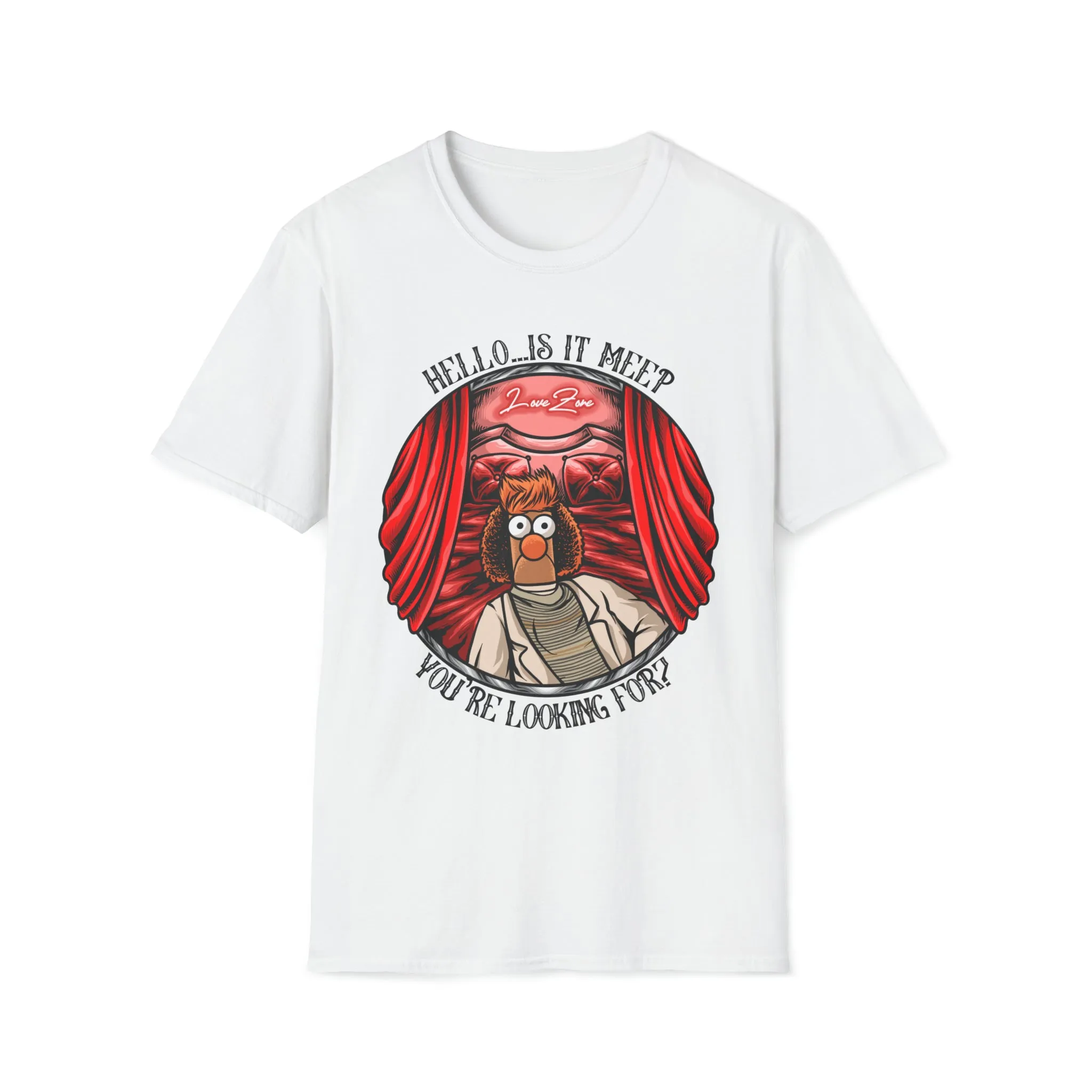 Hello Meeper Tee On SoftStyle
