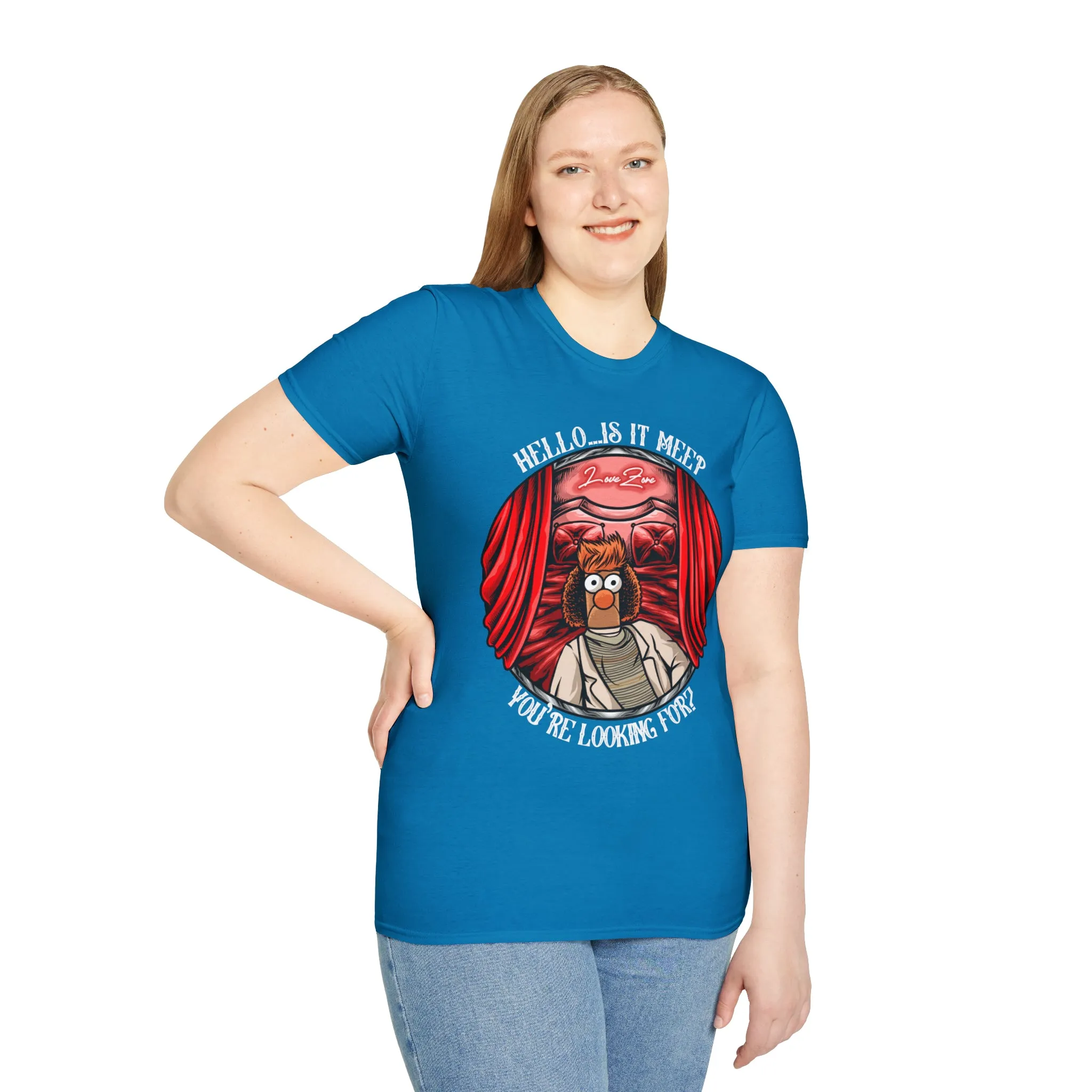 Hello Meeper Tee On SoftStyle