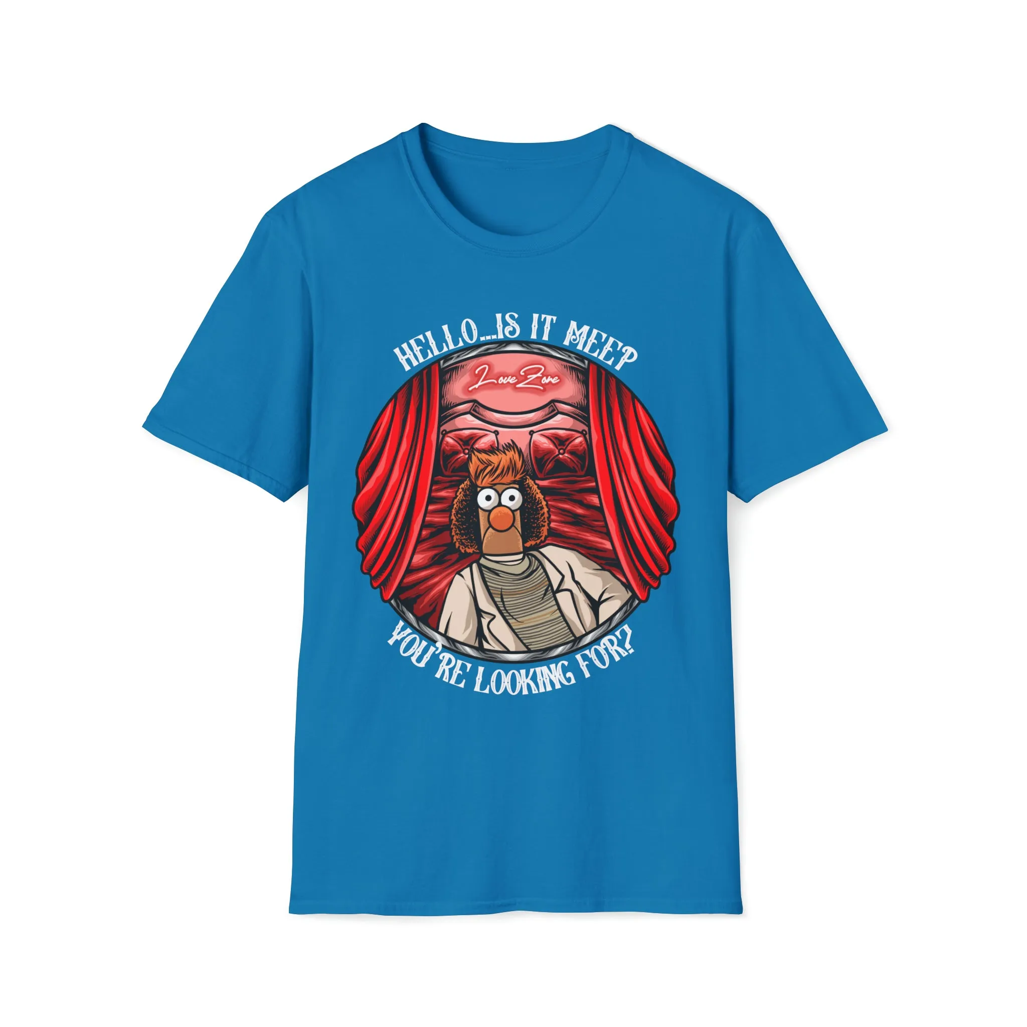 Hello Meeper Tee On SoftStyle