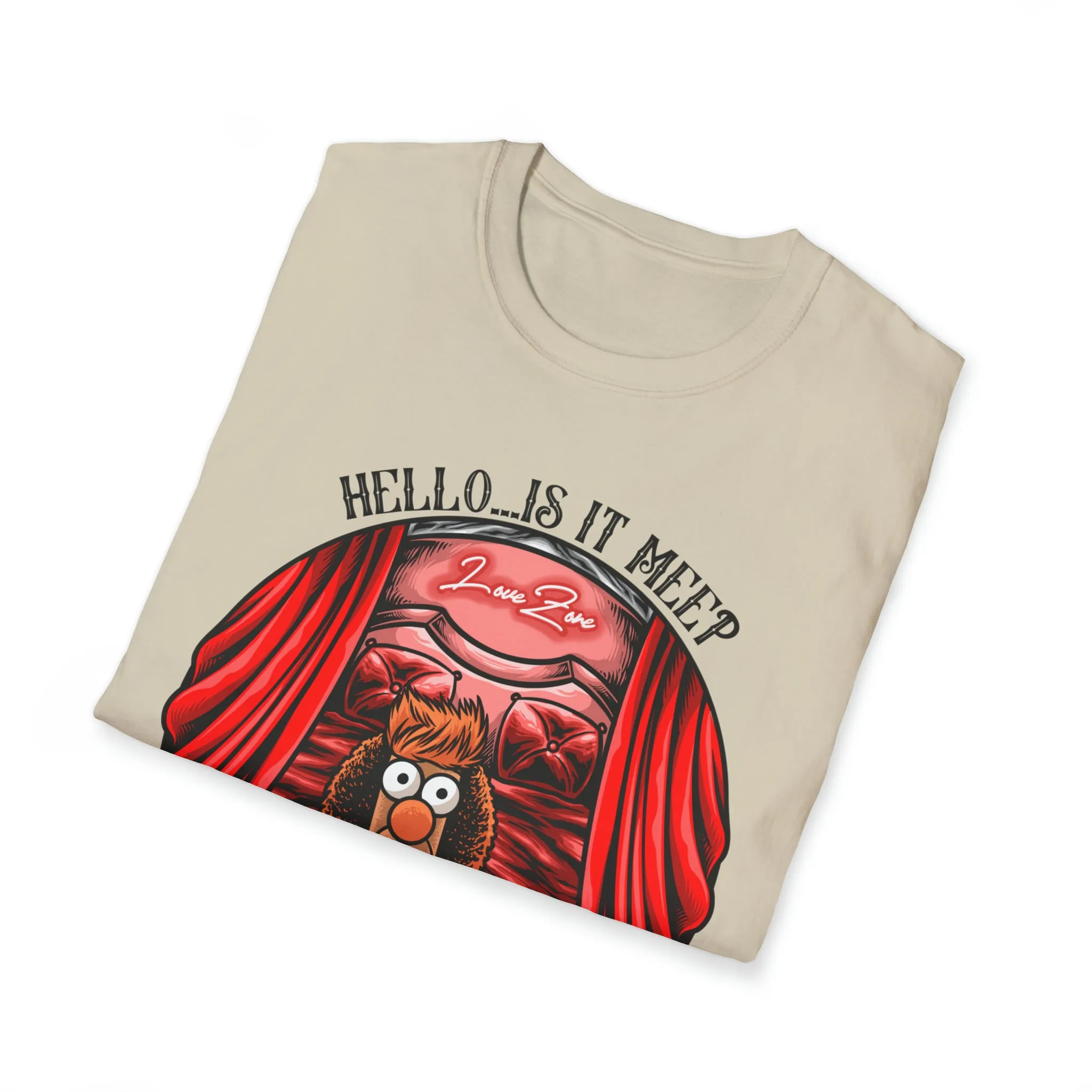 Hello Meeper Tee On SoftStyle