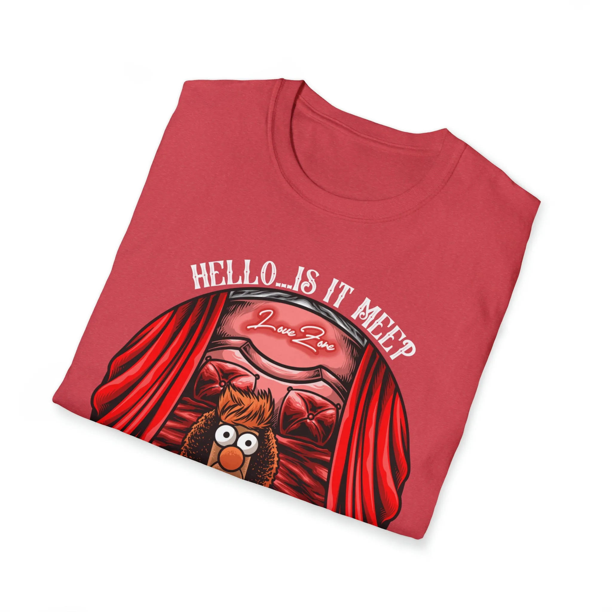 Hello Meeper Tee On SoftStyle