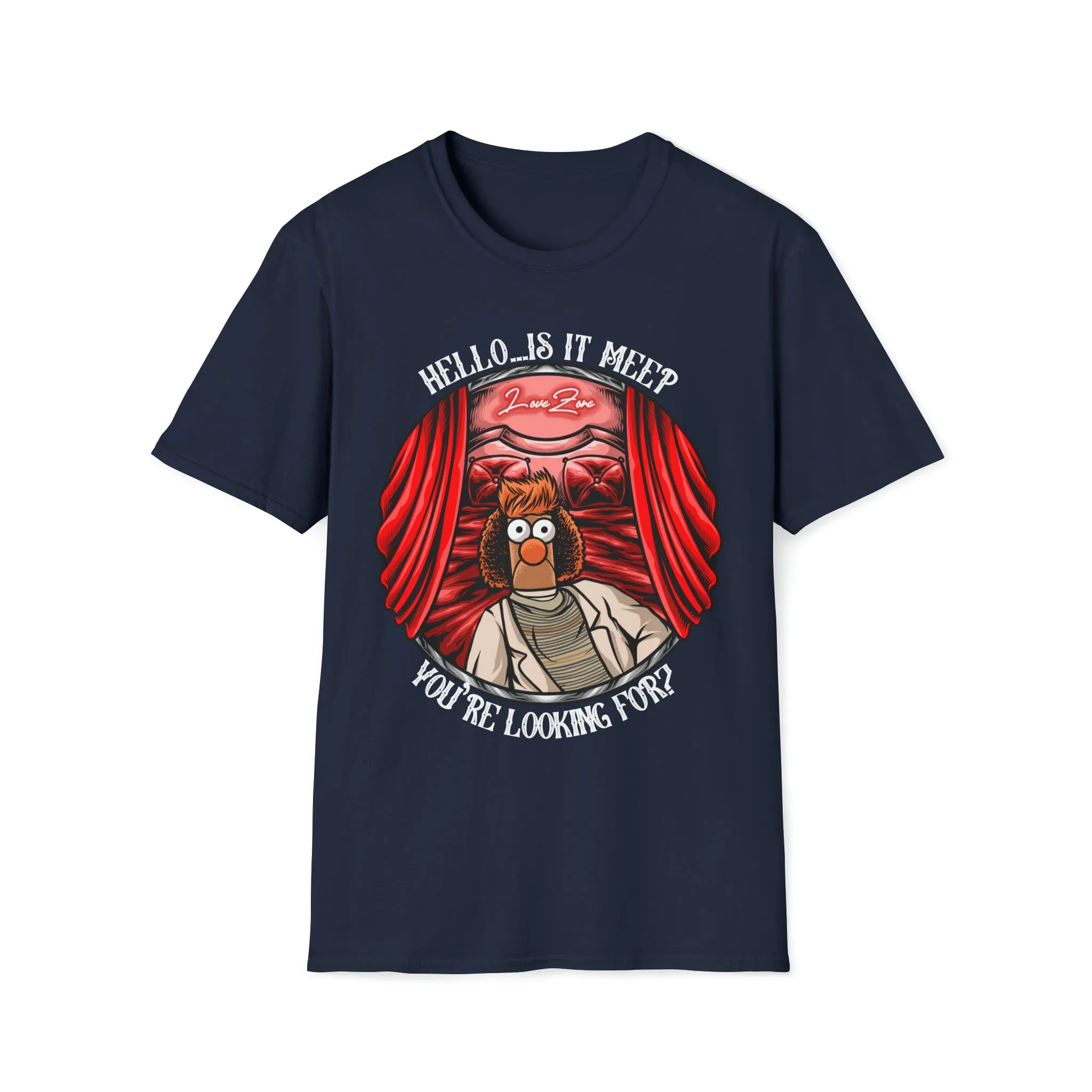 Hello Meeper Tee On SoftStyle