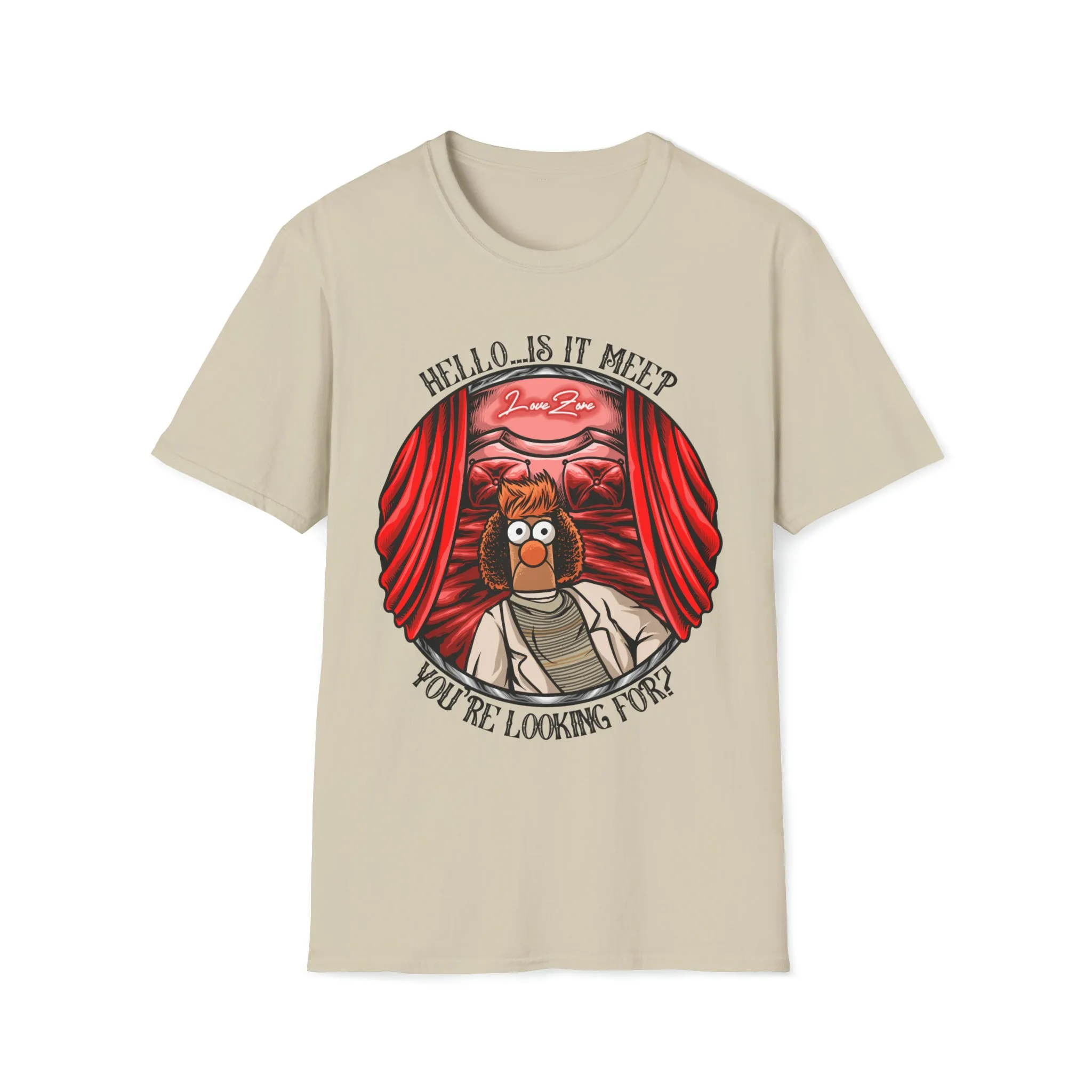 Hello Meeper Tee On SoftStyle