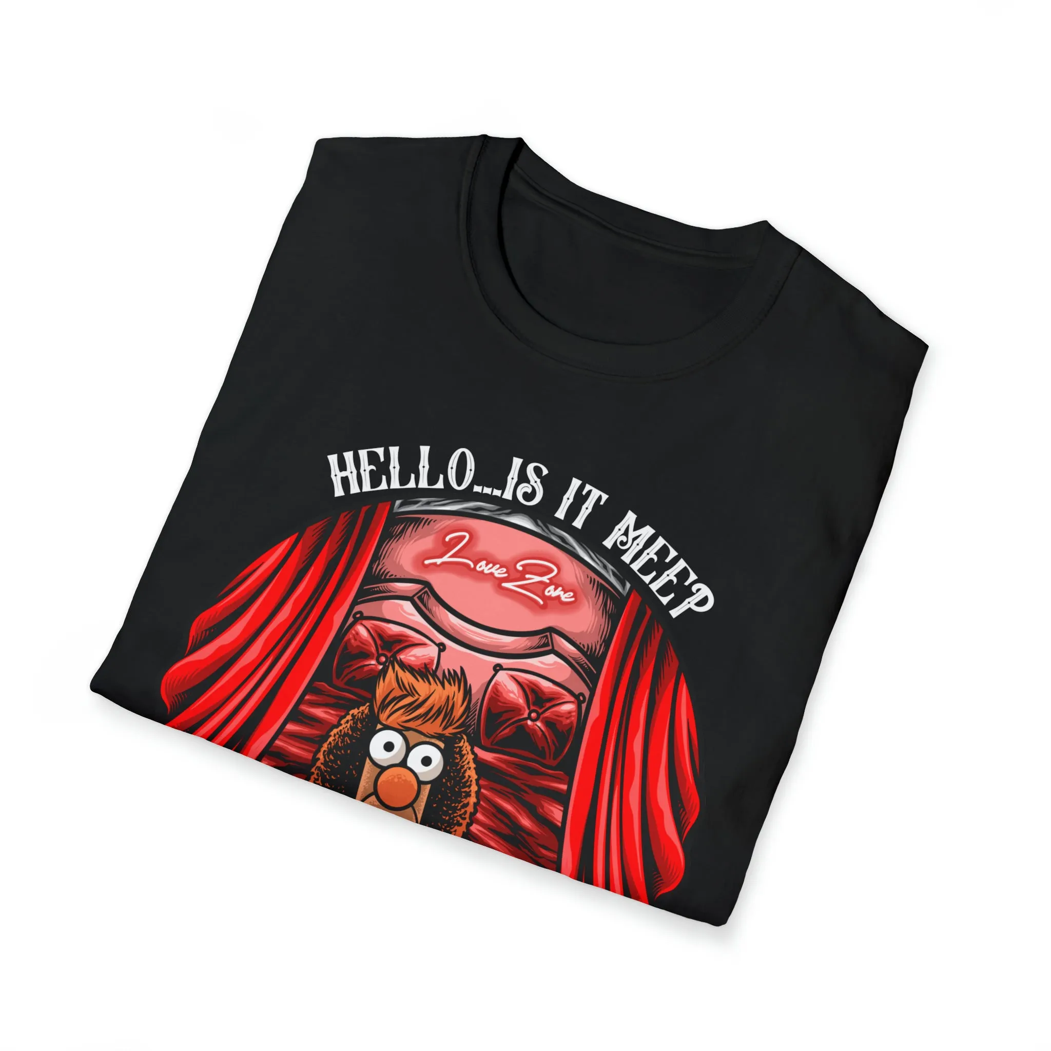 Hello Meeper Tee On SoftStyle