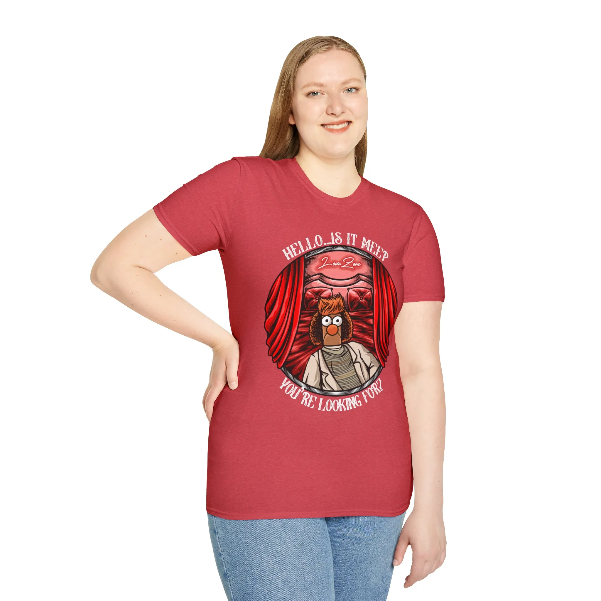 Hello Meeper Tee On SoftStyle
