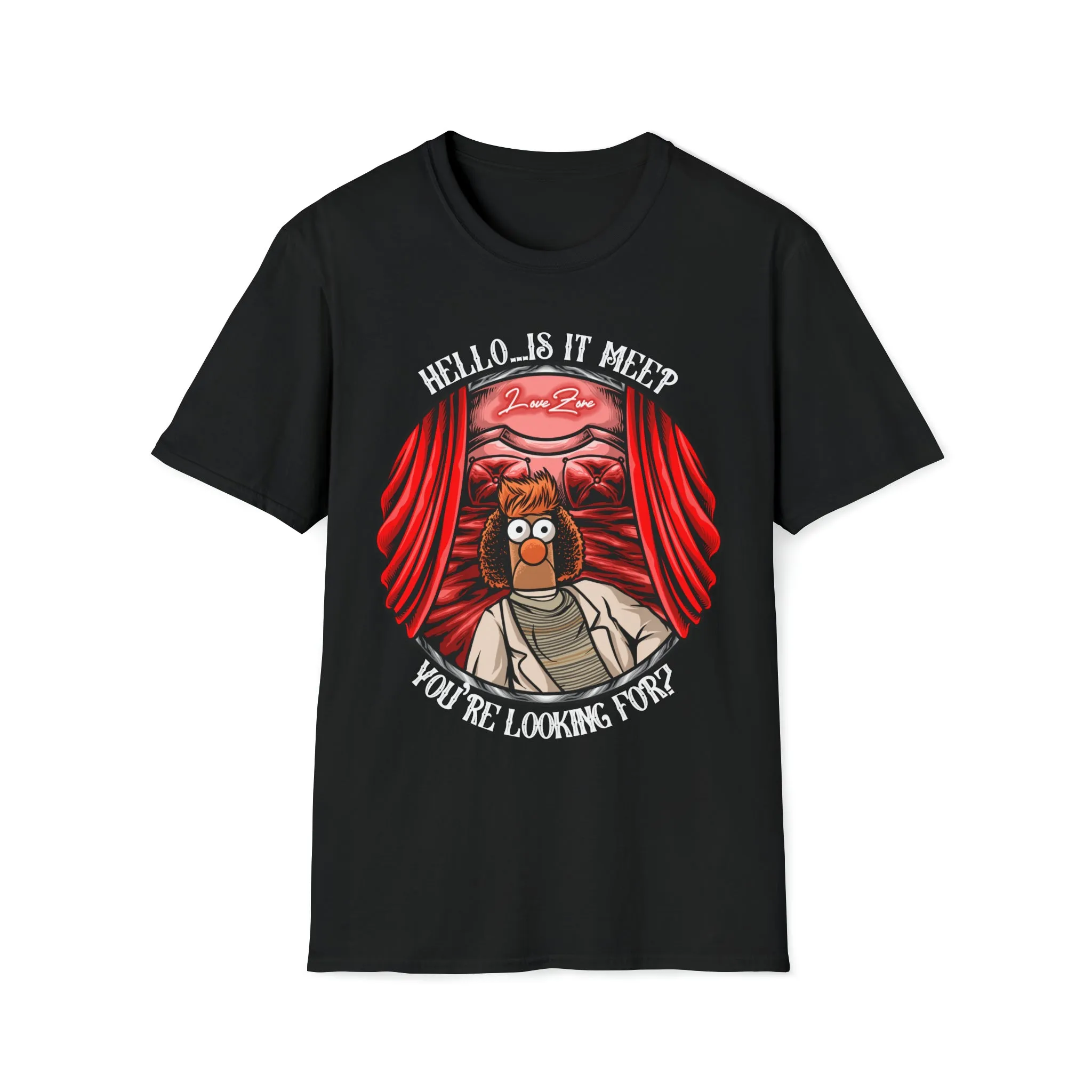 Hello Meeper Tee On SoftStyle