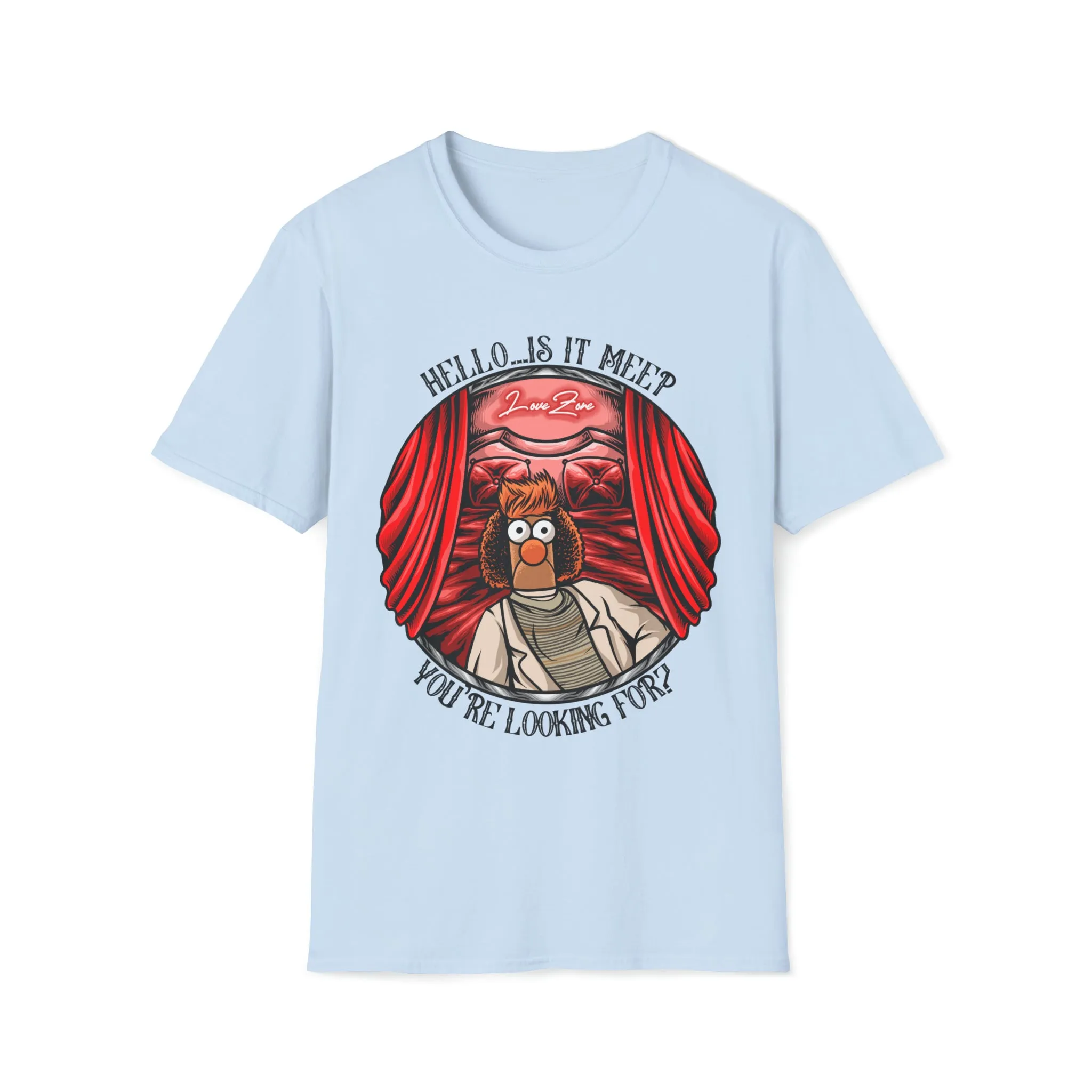 Hello Meeper Tee On SoftStyle