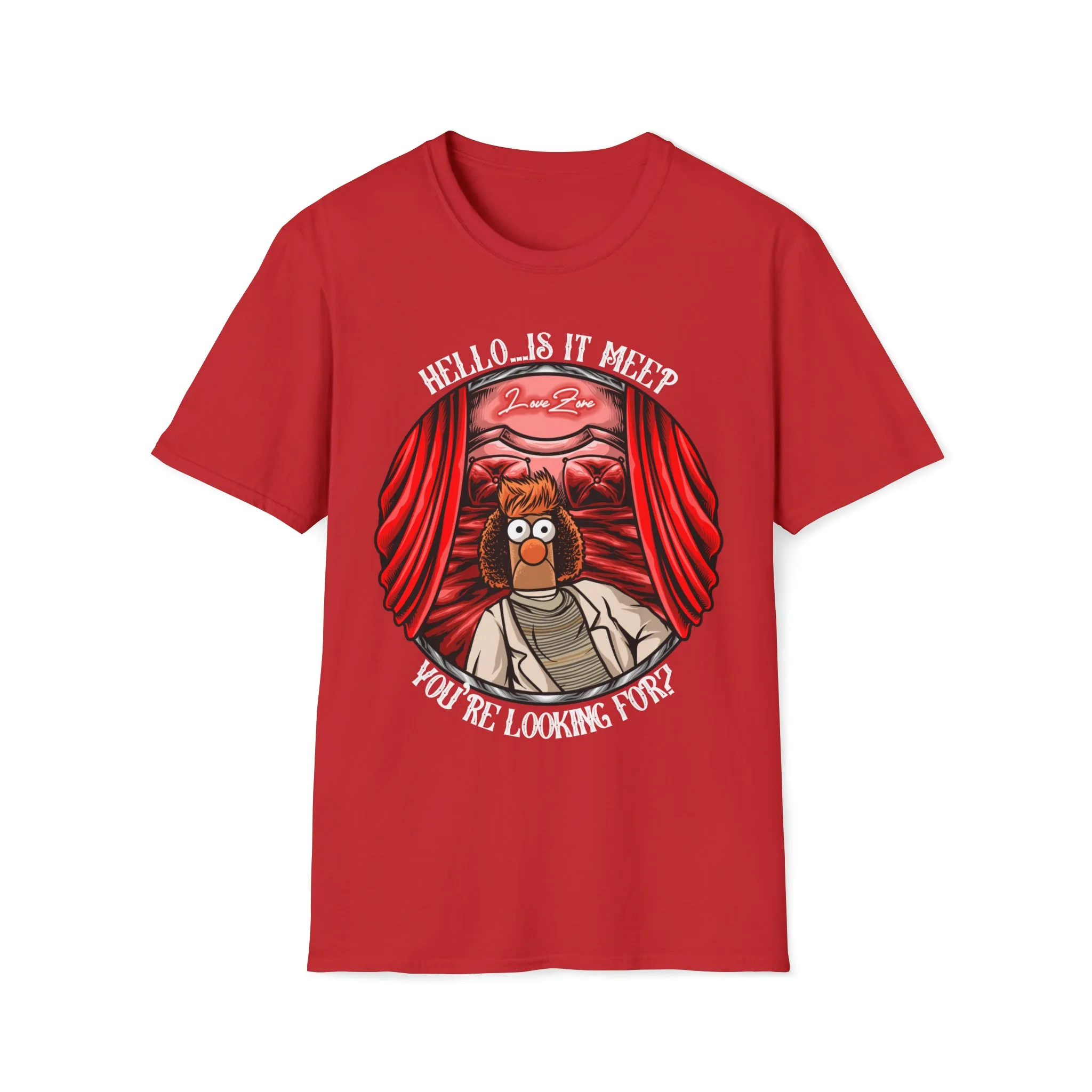 Hello Meeper Tee On SoftStyle