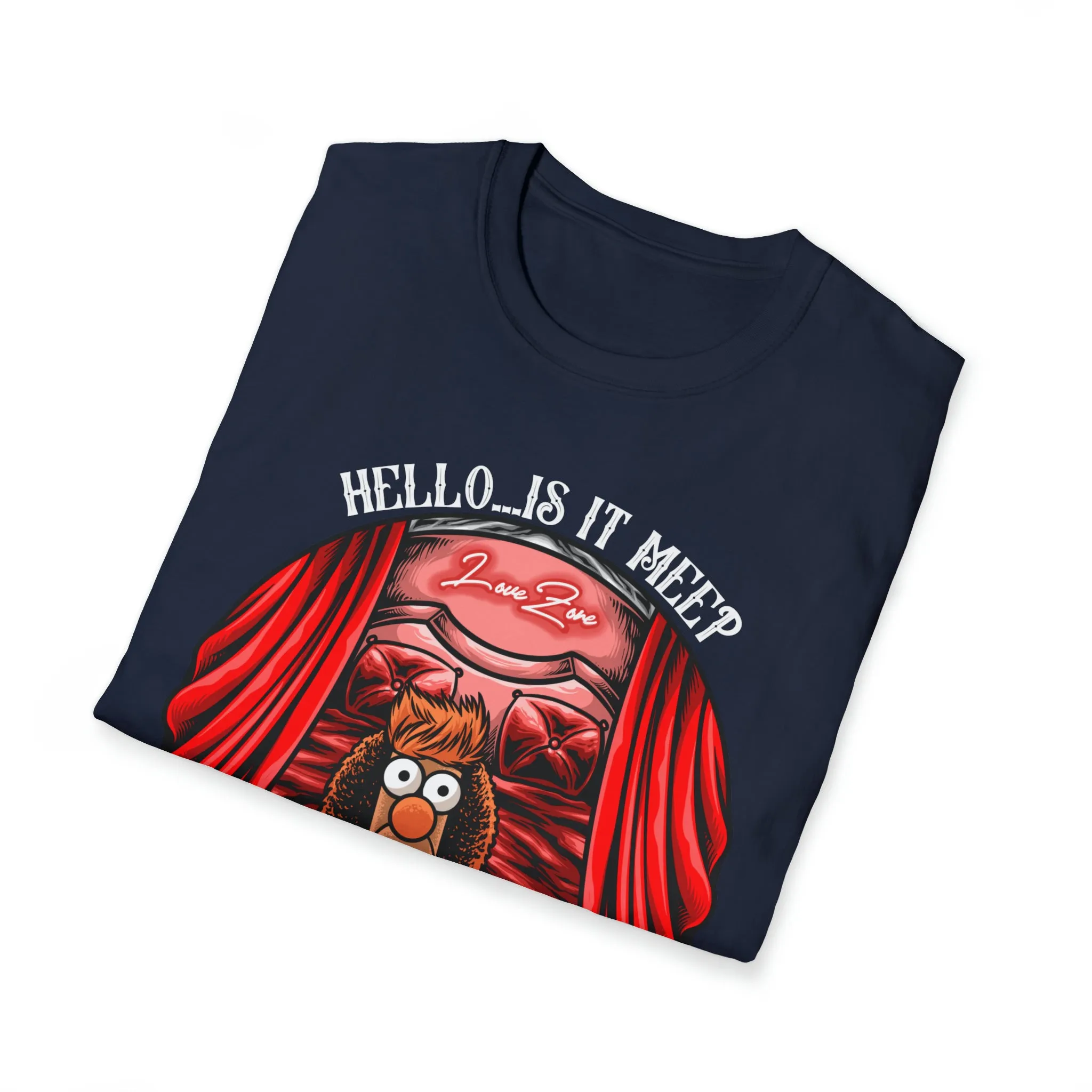 Hello Meeper Tee On SoftStyle