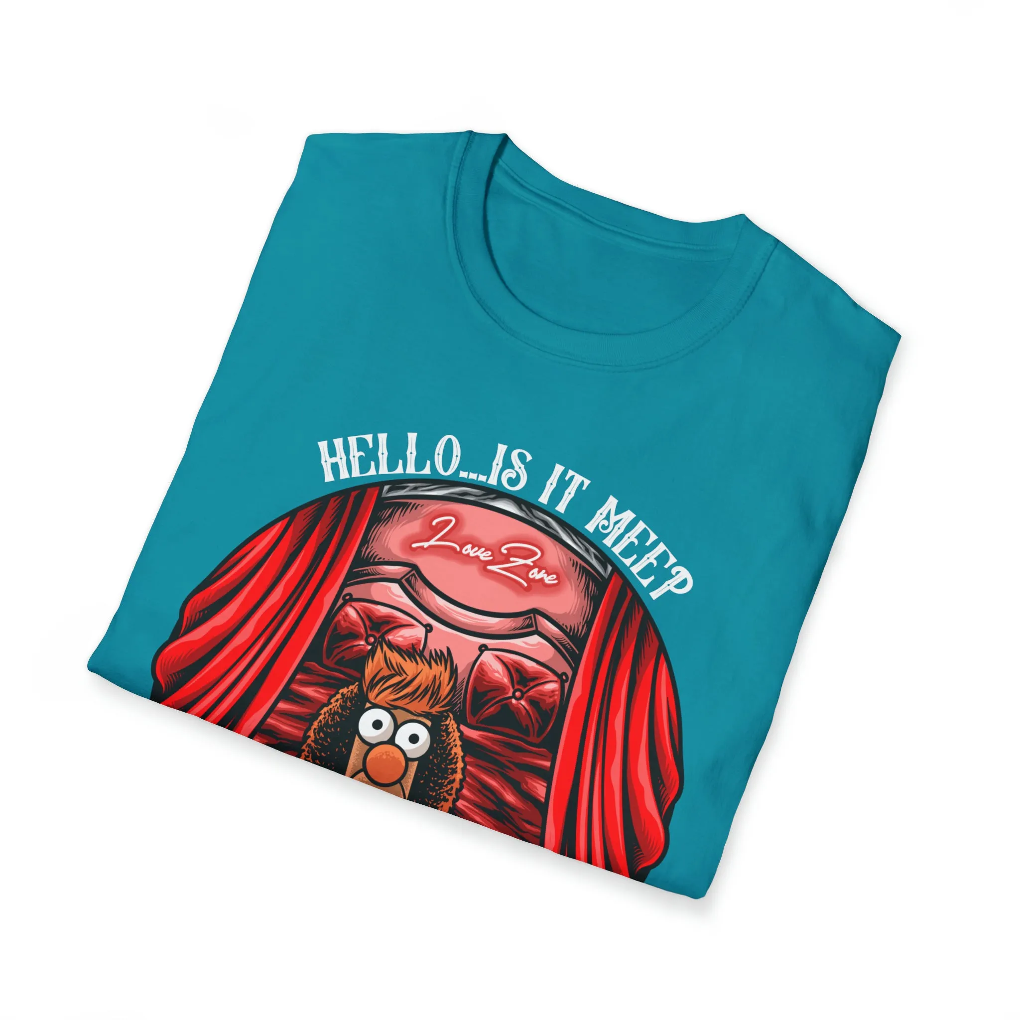 Hello Meeper Tee On SoftStyle