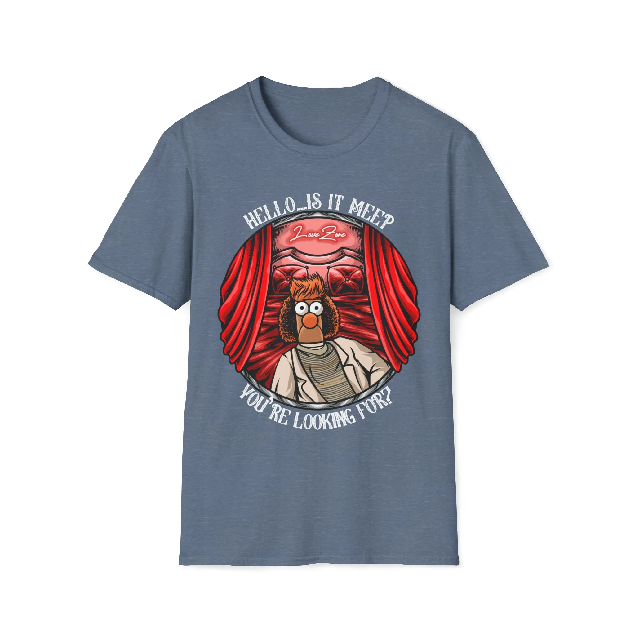 Hello Meeper Tee On SoftStyle