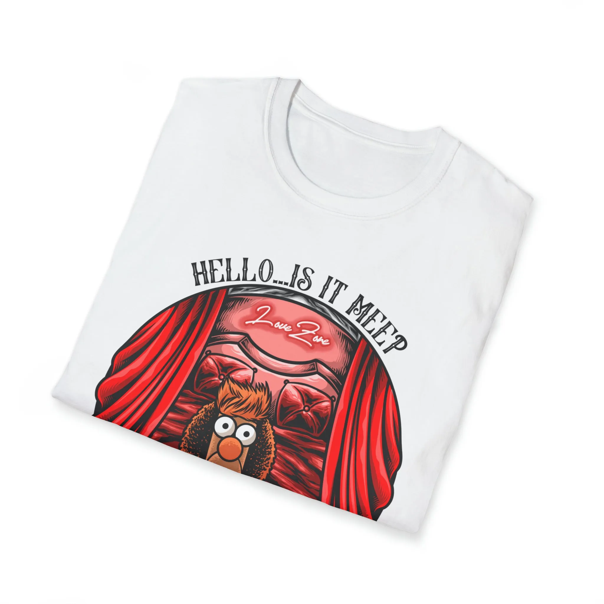 Hello Meeper Tee On SoftStyle