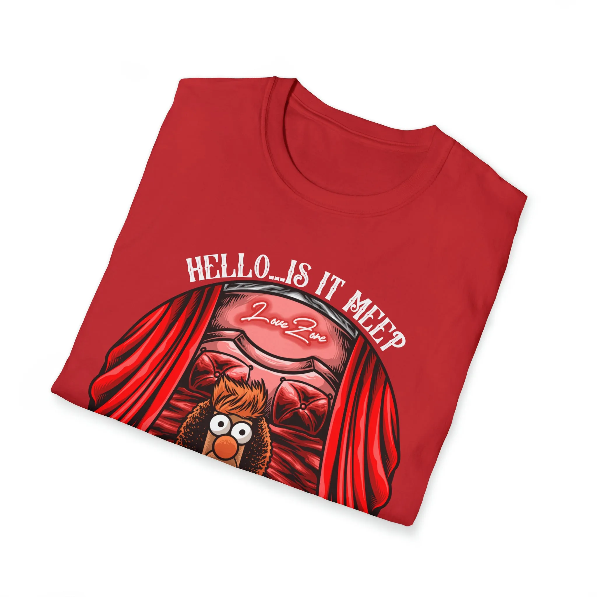 Hello Meeper Tee On SoftStyle