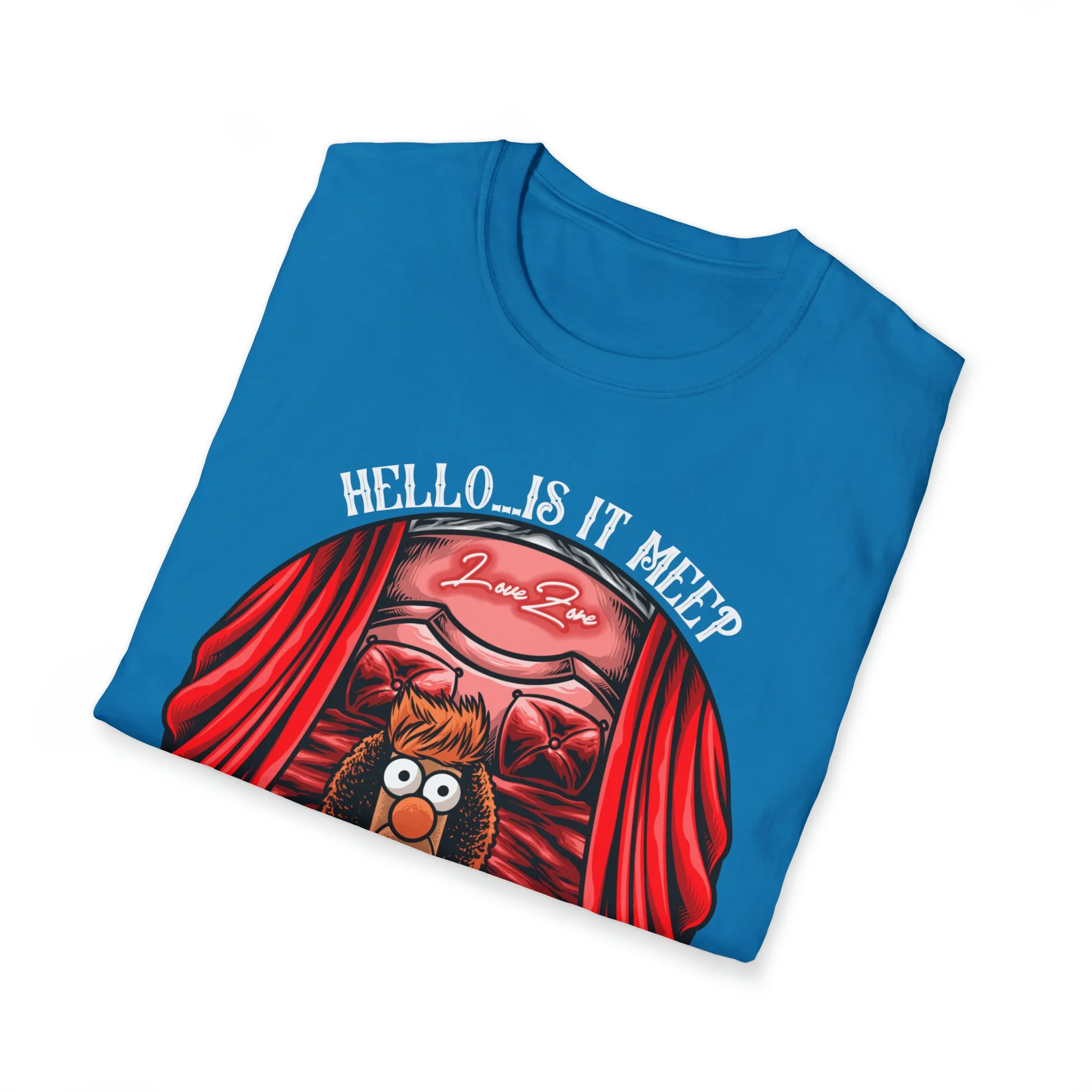 Hello Meeper Tee On SoftStyle