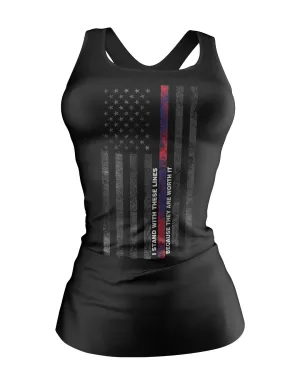I Stand With These Lines Women's Tank